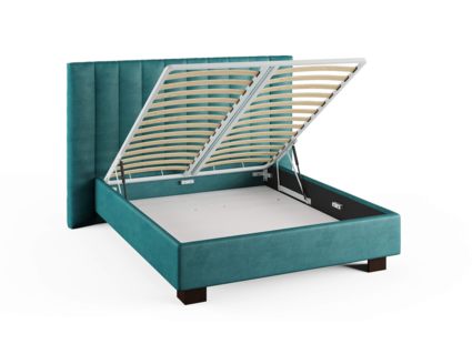 Кровать Сонум Barbara Кашемир Синий (с подъемным механизмом) 140х190