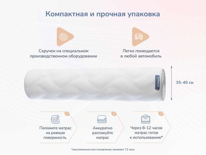 Матрас Димакс Relmas Foam Roll 90х190