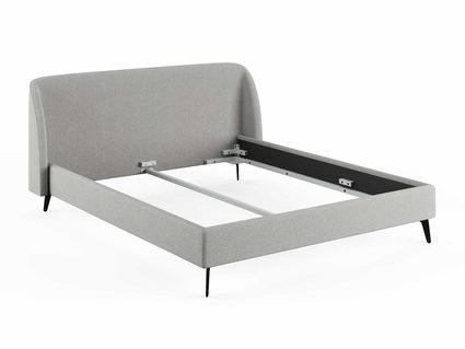 Кровать Сонум Rosa Рогожка Деним 90х190