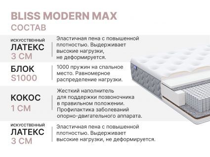 Матрас Димакс Bliss Modern max 90х200