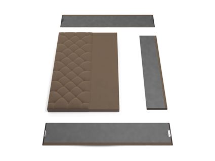 Кровать Lonax Элоиза велюр Dolly-3 140х190