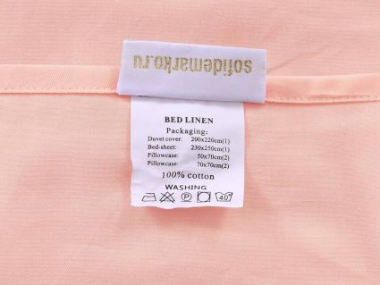 Комплект постельного белья Софи де Марко Изольда (розовый) Евро