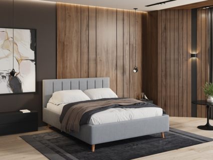 Кровать Димакс Амадора Крем с подъемным механизмом