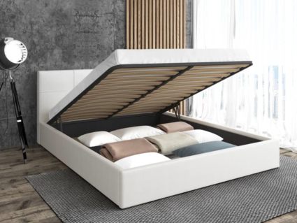 Кровать Sontelle Belart Luxa milk с подъемным механизмом