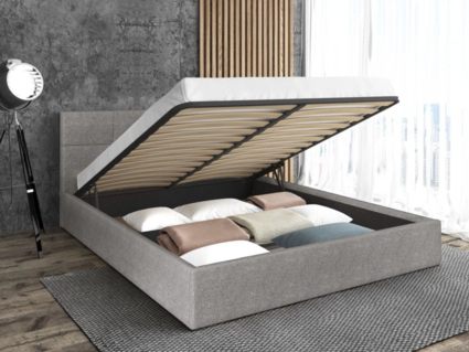 Кровать Sontelle Belart Malta Grey с подъемным механизмом