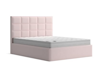 Кровать Lonax Адель велюр Dolly-17 (с основанием) 140х200